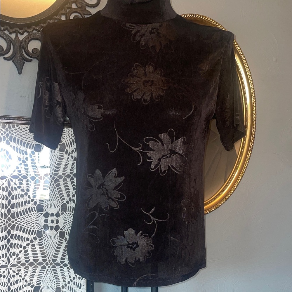 Jaipur Black Floral Women's Blouse